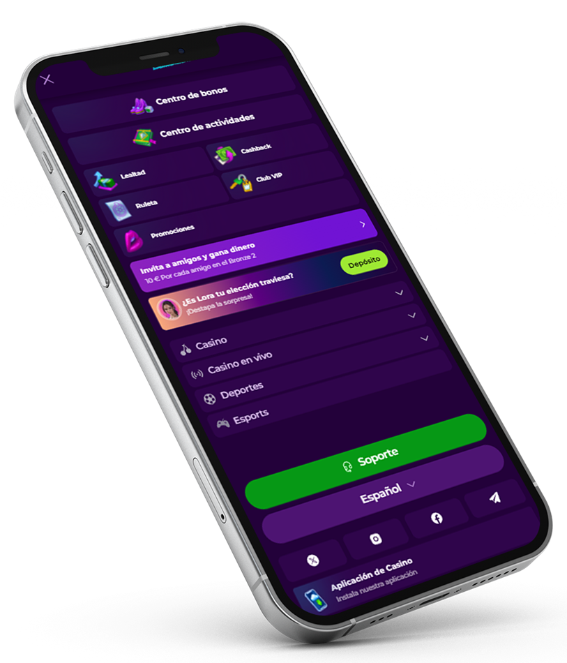 Mama Spin app con diseño moderno para dispositivos móviles
