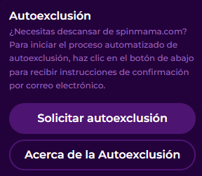 Cómo cerrar o eliminar cuenta en Spinmama casino