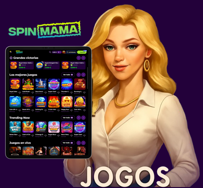 Categorías de juegos en línea en Spinmama casino